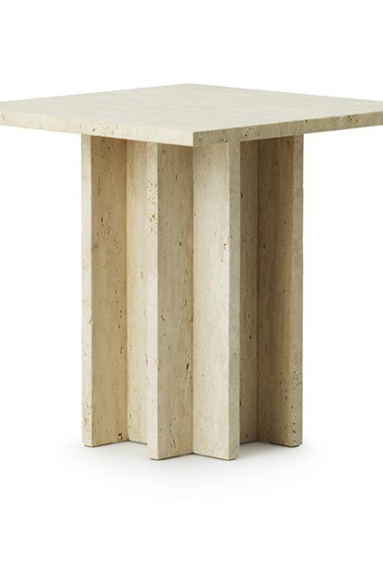 Normann copenhagen edge soffbord small travertine