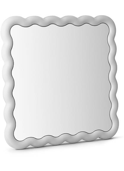 Normann copenhagen illu spegel 80x80 cm vit