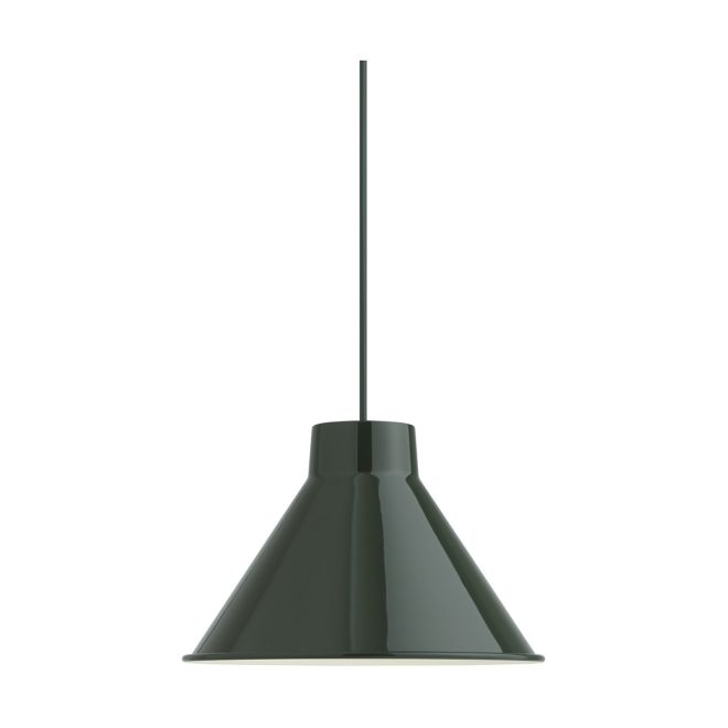 Muuto top taklampa Ø28 cm mörkgrön