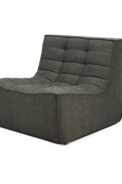 Ethnicraft n701 fåtölj moss eco fabric