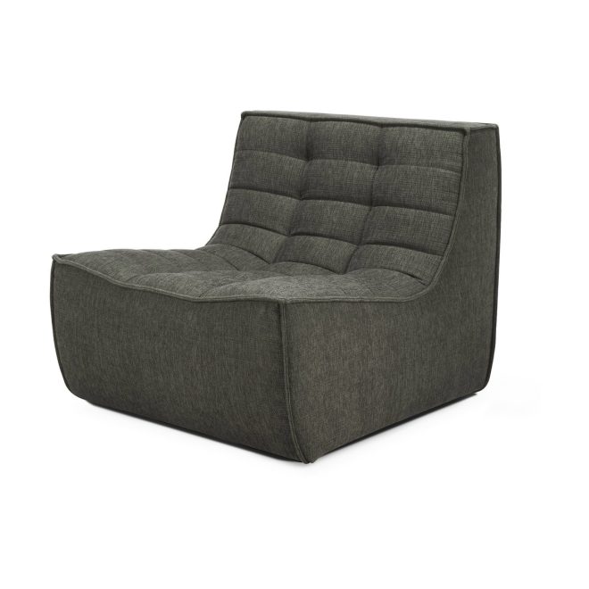 Ethnicraft n701 fåtölj moss eco fabric