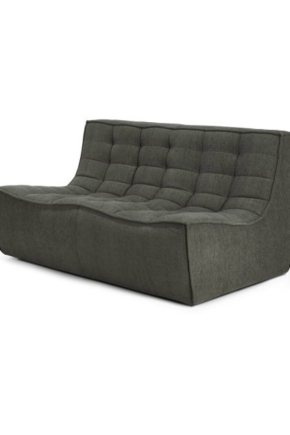 Ethnicraft n701 soffa 2-sits moss eco fabric