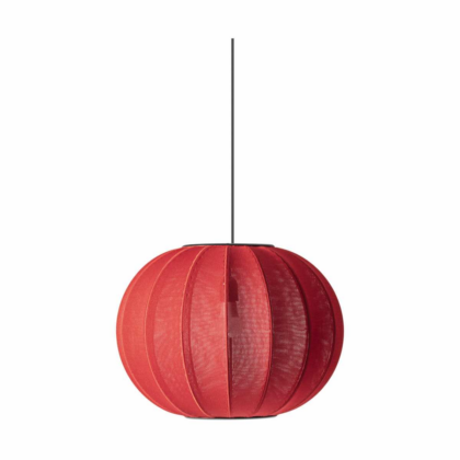 Made by hand knit-wit 45 round pendel maple red