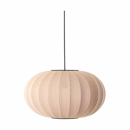 Made by hand knit-wit 57 oval pendel sand stone