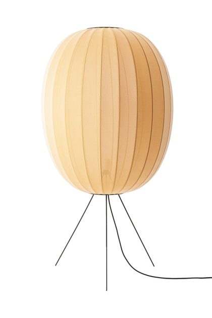Made by hand knit-wit 65 high oval medium golvlampa sunrise