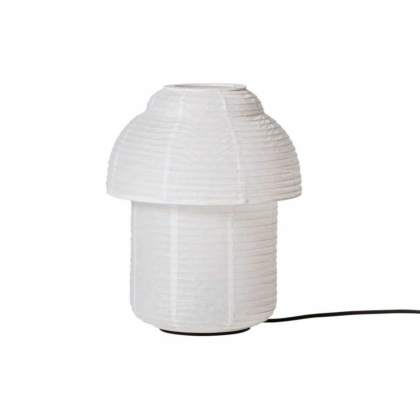 Made by hand papier double bordslampa Ø30 cm white