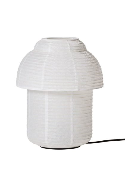 Made by hand papier double bordslampa Ø30 cm white
