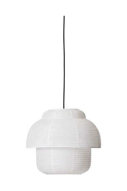 Made by hand papier double pendel Ø40 cm white
