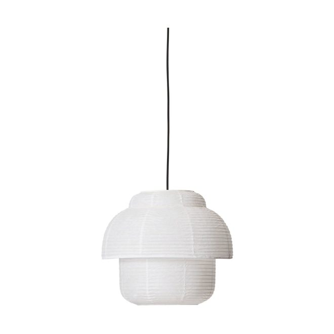 Made by hand papier double pendel Ø40 cm white