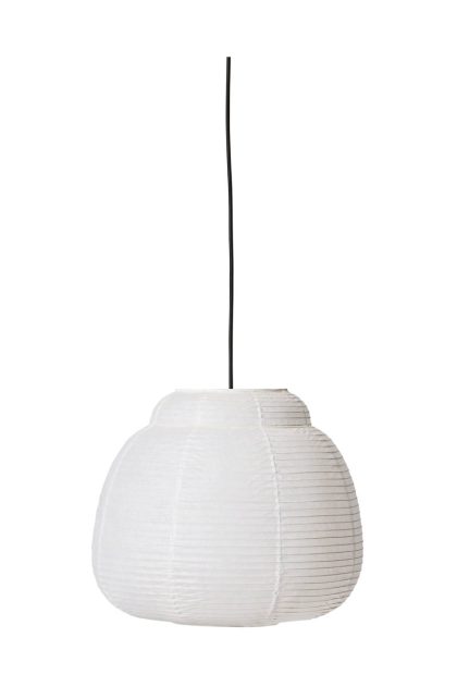 Made by hand papier single pendel Ø40 cm white
