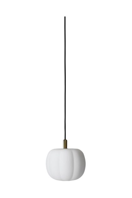 Made by hand pepo small pendel Ø20 cm opal-brass top
