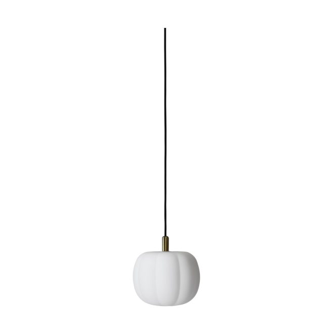 Made by hand pepo small pendel Ø20 cm opal-brass top