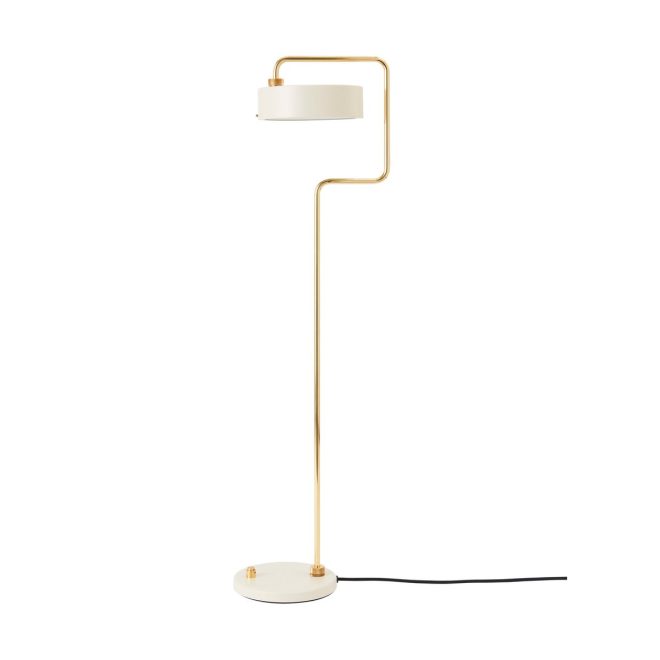 Made by hand petite machine golvlampa oyster white