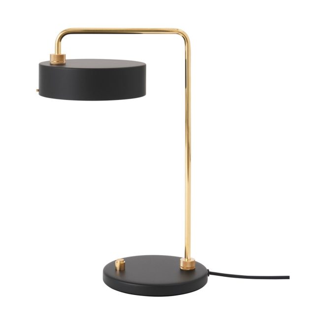 Made by hand petite machine bordslampa deep black