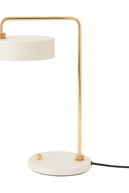 Made by hand petite machine bordslampa oyster white