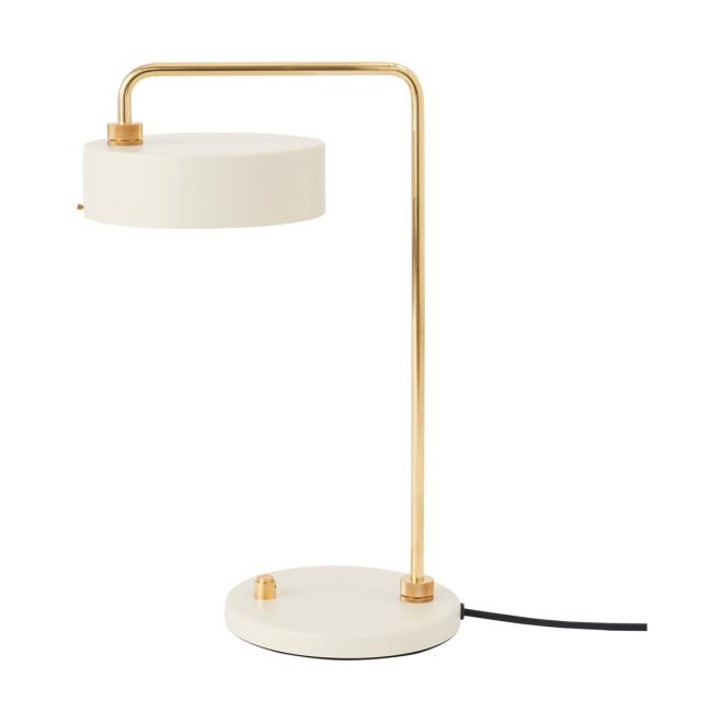 Made by hand petite machine bordslampa oyster white