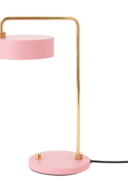 Made by hand petite machine bordslampa light pink