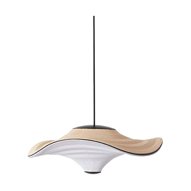 Made by hand flying pendel Ø58 cm golden sand