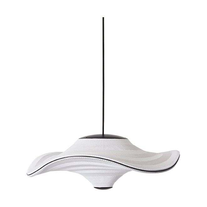 Made by hand flying pendel Ø78 cm ivory white