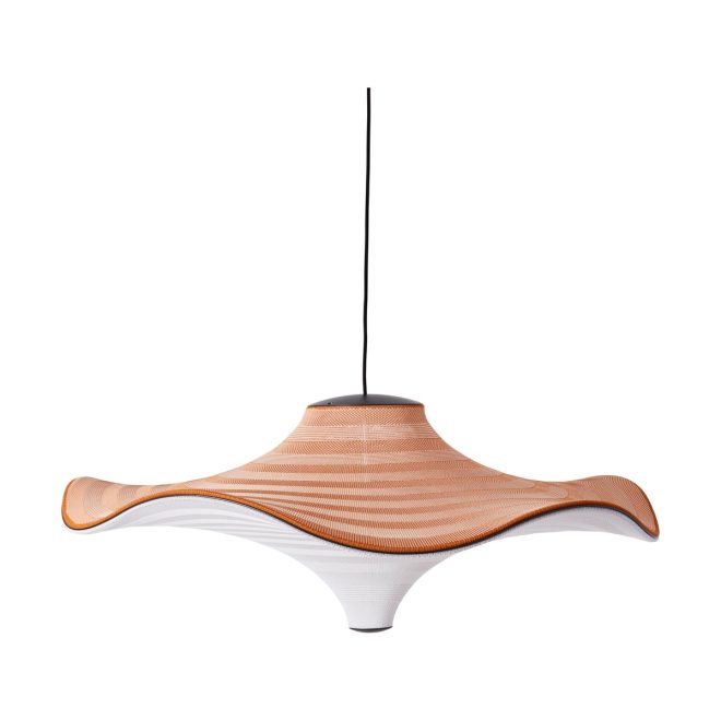 Made by hand flying pendel Ø96 cm light terracotta