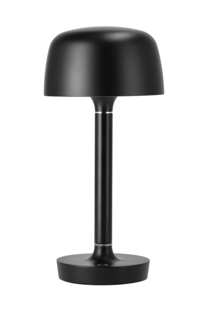 Scandi living halo portabel bordslampa 25,5 cm black