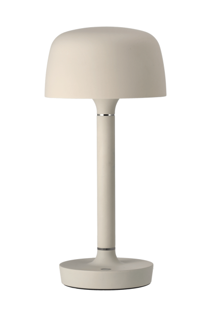 Scandi living halo portabel bordslampa 25,5 cm beige