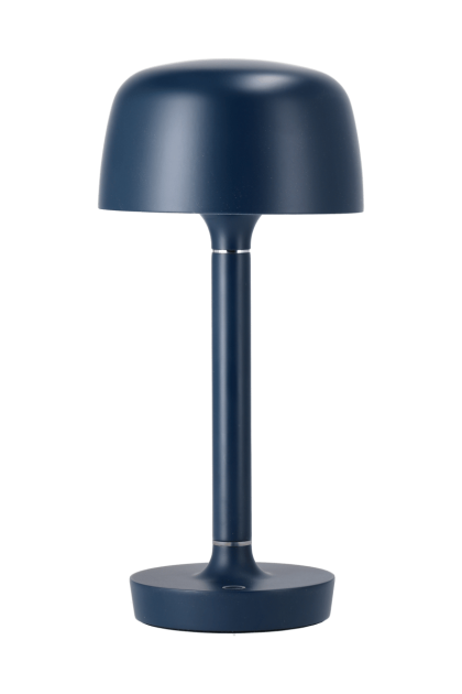 Scandi living halo portabel bordslampa 25,5 cm blue
