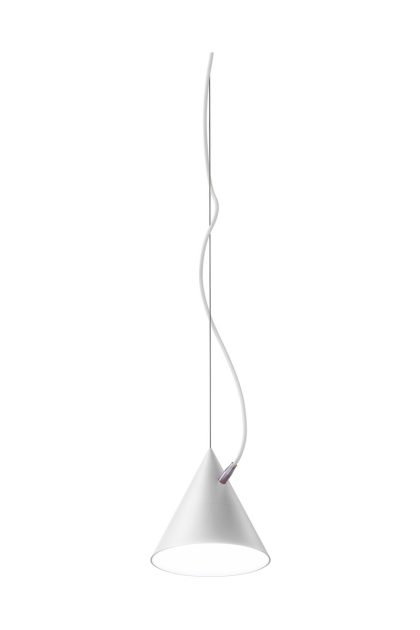 Noon castor pendel 20 cm vit-vit-silver