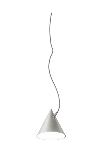 Noon castor pendel 20 cm grå-ljusgrå-silver