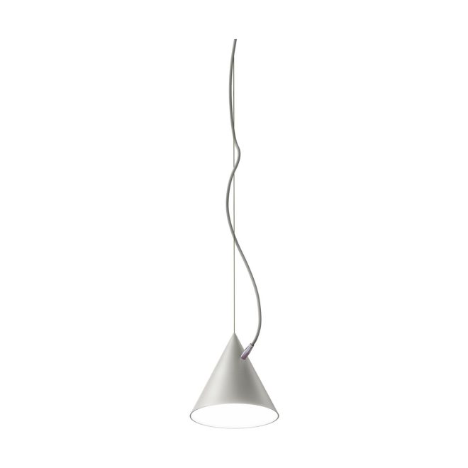 Noon castor pendel 20 cm grå-ljusgrå-silver
