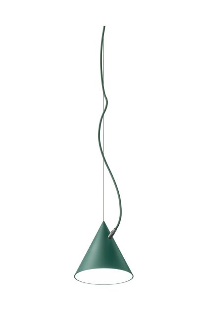 Noon castor pendel 20 cm british racing green-mörkgrön-mässing