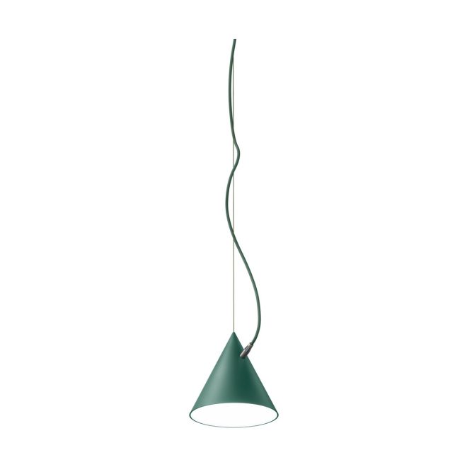 Noon castor pendel 20 cm british racing green-mörkgrön-mässing