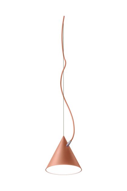 Noon castor pendel 20 cm aprikos-aprikos-silver