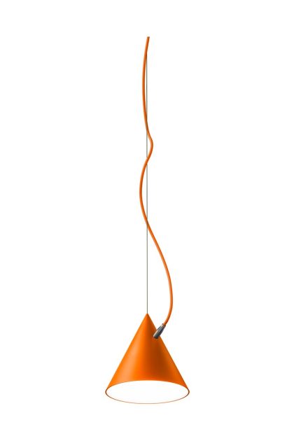 Noon castor pendel 20 cm orange-orange-silver