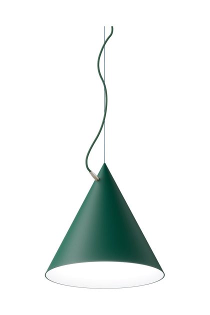 Noon castor pendel 40 cm british racing green-mörkgrön-mässing