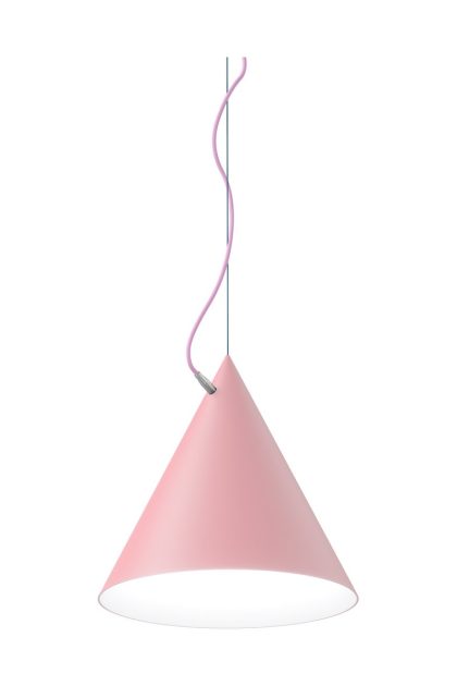 Noon castor pendel 40 cm rosa-rosa-silver