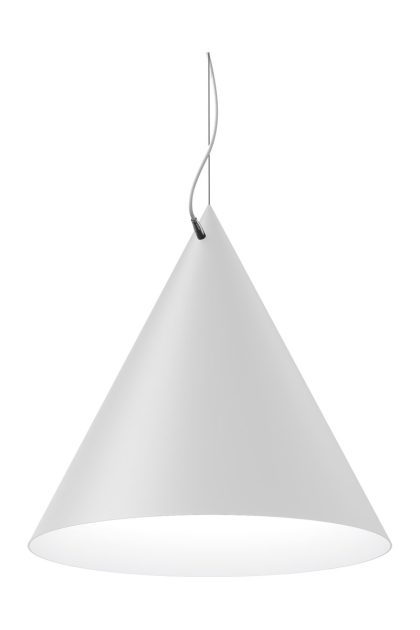 Noon castor pendel 60 cm vit-vit-silver