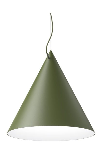 Noon castor pendel 60 cm militärgrön-grön-mässing
