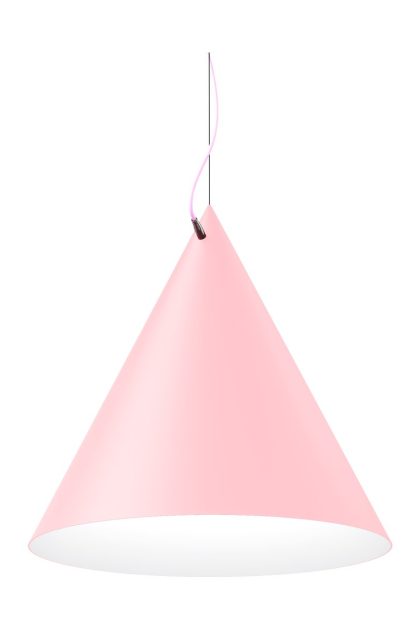Noon castor pendel 60 cm rosa-rosa-silver