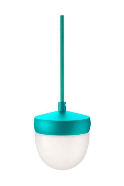 Noon pan pendel frostad 10 cm turkos-turkos