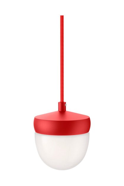 Noon pan pendel frostad 10 cm röd-röd