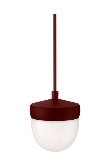 Noon pan pendel frostad 10 cm bordeauxröd-mörkröd