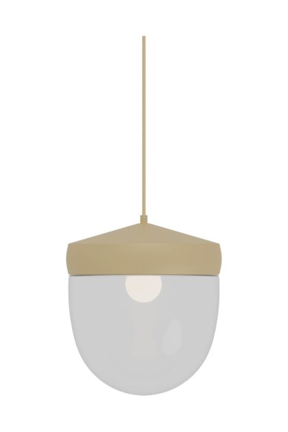 Noon pan pendel klar 30 cm beige-ljusbeige