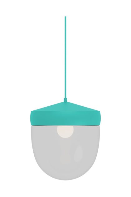 Noon pan pendel klar 30 cm turkos-turkos