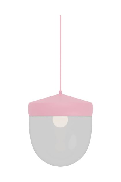 Noon pan pendel klar 30 cm rosa-rosa