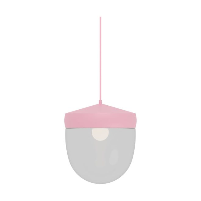Noon pan pendel klar 30 cm rosa-rosa
