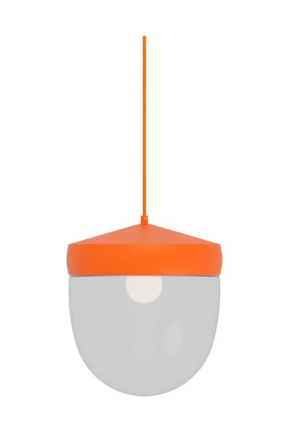 Noon pan pendel klar 30 cm orange-orange