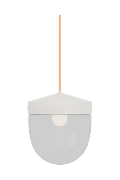 Noon pan pendel klar 30 cm vit-orange