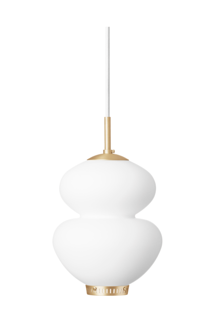 Lyfa peanut 175 pendel opal glass