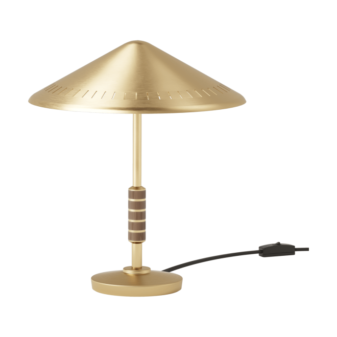 Lyfa governor 250 bordslampa brass-walnut